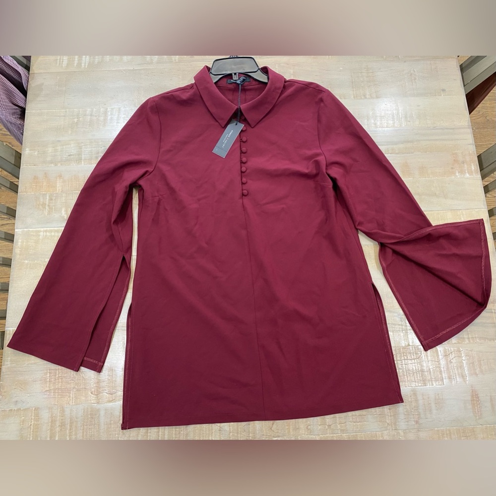 Romeo & Juliet Couture Long Sleeve Shirt Dress NWT